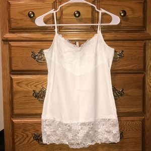 White Lace Tank